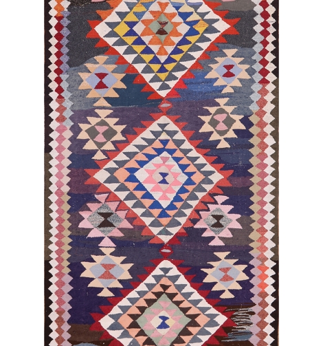 51774 Vintage Persian Kilim