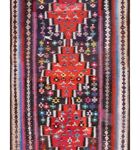 51775 Vintage Persian Kilim